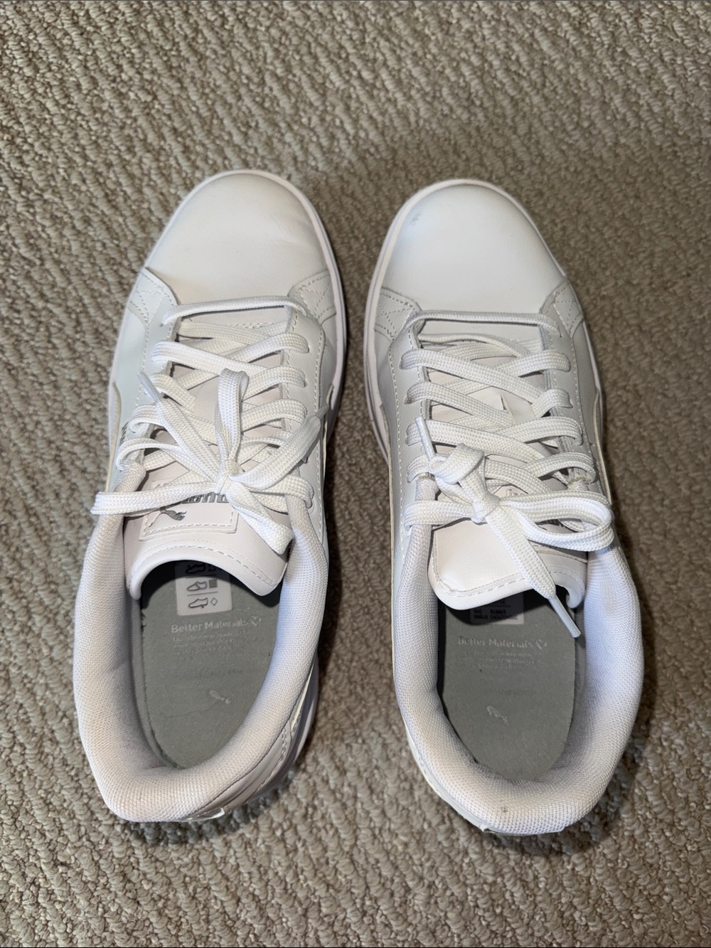 Puma Women's White Low-Top Platform Sneakers - Picture 5 of 8
